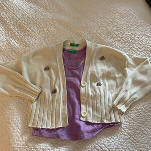 United Colors of Benetton Flower Sweater